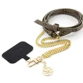Stylisches Guess 4G Chain Handyband Braun