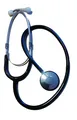 Med-Comfort ® Stethoskop Stethoscope  Einzelkopf Flachkopf schwarz von Ampri