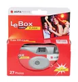 AgfaPhoto LeBox Flash Einwegkamera mit Film 27 Bilder ISO 400 Analog NEU