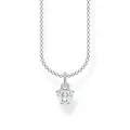 Thomas Sabo KE2105-051-14 Halskette mit Anhänger Herz Weißer Stein Silber