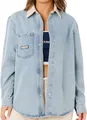 RIP CURL SURF SIDE RELAXED DENIM Hemd 2026 washed blue - M