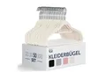 Blumtal Kleiderbügel Rutschfest - Samtoptik - Platzsparend, (50-tlg), Premium inkl. Krawattenhalter, 360° drehbar, Anti-Rutsch Bügel
