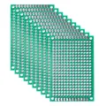 10er Lochrasterplatte doppelseitig PCB Board Prototype Lochrasterplatine, 4x6cm