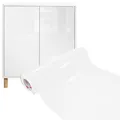 DecoMeister Möbelfolie selbstklebend 63x1000 cm | Einfarbig Klebefolie für Möbel | Klebefolie Möbel - einfache Anwendung, ideal für die Renovierung von Küche oder Bad | Möbelfolie | Weiß Hochglanz