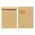 HERLITZ VERSANDTASCHEN C4 10 STÜCK PACKUNG BRAUN MIT FENSTER BRIEFUMSCHLAG