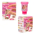 Depesche 13348 TOPModel Sticker Stamper - Aufkleber Set zum Stempeln von Modellstickern, inkl. Stempel und 160 Sticker