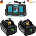 For Makita Akku-Set Ladegerät DC18RD und 2 BL1850B 18V 5,0Ah BL1840 BL1830B LXT