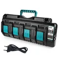 Für Makita Original Ersatzakku 18V BL1860B 6AH LXT-400 BL1850 BL1830 & Ladegerät
