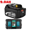 6X original 18V/12,0Ah für Makita Akku BL1860B 6,0Ah BL1850 BL1830 /Ladegerät