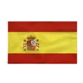 Spain Flag Bandera española 90 x 150 cm Spanische Flagge Polyester leuchtende...