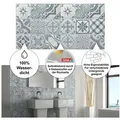 BARIDECOR Wandpaneel wasserfeste Wandfliese selbstklebend, BxL: 61,00x31,00 cm, 0,18 qm, (Packung mit 1,62 qm, Versandkostenfreie Lieferung) 9 Fliesen/Karton, inkl. Klebestreifen, wasserresistent