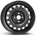 4x Stahlfelgen ALCAR-STAHLRAD 7530 Black 5,5x15 ET36 LK4 100 15 Zoll Felgen Stah