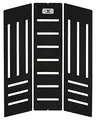 Ocean and Earth Down The Line Centre Deck Traction Pad One Size Black