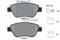 Bremsbelagsatz Scheibenbremse Q+ TEXTAR 2398202 für OPEL CORSA DOBLO FIAT GERMAN