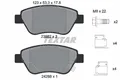 TEXTAR Set von Bremsbelägen für Scheibenbremse 2398202