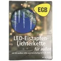 EGB LED-Eiszapfen-Lichterkette 40 Zapfen weiße LED 4027236043409 ELC-833060