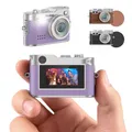 Rollei Digital Minikamera Vintage Lila, 1080P FHD Kleine Retro Digitalkamera mit 0,96 Zoll Farbbildschirm 2MP Daumenkamera Kompakte Fotokamera mit Blitz & Aufzeichnung, Mini-Digital-Kamera-Klein