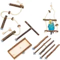 Vogelgaleria® 9 teiliges Vogelkäfig Zubehör Set für Wellensittich &amp; Co. Für