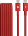 Beats USB-C auf USB-C Gewebtes Kabel schnelles Laden 1,5 m Blitz-Rot