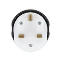 Bluestar universeller Reiseadapter UK-Stecker Typ G 13A in Weiß