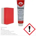 RotWeiss Polierpaste Kunstharz 100ml 1300 + Profi Schwamm NEU! Für PKW`s