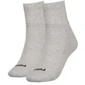 Puma 2P Women Heart Logo Short Crew Socks Grau Gr 39/42 Damen