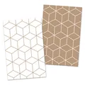 itenga 24x Geschenkkarten Muster Geometrie (Visitenkartengröße)