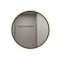 Home Deluxe LED-Spiegel Rund DUBI 80 cm - Beschlagfrei & Dimmbar|Badezimmerspiegel, Badspiegel mit Beleuchtung, Wandspiegel