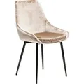 2er-Set KARE DESIGN Stuhl East Side Stoff Beige Champagner