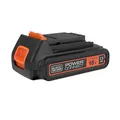 BLACK+DECKER Akku/Ersatz-Akku für Gartengeräte und Elektrowerkzeuge (18V, 1,5 Ah Li-Ion, Slidepack, passend für alle 18 Volt Haushaltsgeräte und Gartengeräte von Black+Decker) BL1518