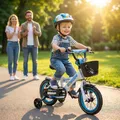 Kinderfahrrad Donaldo Kinder Fahrrad Bike Mädchen Jungen Stützräder Korb 12 Zoll