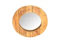 CREEDWOOD Wandspiegel RUNDER WANDSPIEGEL "RONDO", 50cm, Massivholz, Holzspiegel