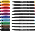 Schneider Topliner 967 Fineliner (Strichstärke 0,4 mm) 10er Etui sortiert