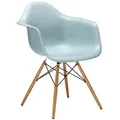 Vitra Stuhl Eames Plastic Armchair RE 63x83x59 cm eisgrau blau, Gestell: Ahorn, Designer Charles & Ray Eames