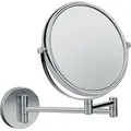 hansgrohe Rasierspiegel UNIVERSAL LOGIS Wandmontage, ohne Leuchte chrom - Silber
