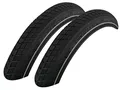 2X Schwalbe Super Moto-X 62-406 Drahtreifen GreenGuard 20x2.40 Fahrradreifen