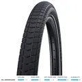 Schwalbe Super Moto-X (DC) Fahrrad Reifen // 62-406 (20×2,40?) Schwarz
