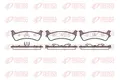 REMSA Bremsbelagsatz Scheibenbremse 0470.02 für ZG JEEP XJ CHEROKEE ZJ 1 4x4