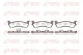 Bremsbeläge Hinterachse 0470.02 REMSA für JEEP GRAND CHEROKEE I CHEROKEE