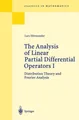 The Analysis of Linear Partial Differential Operators I Lars Hörmander