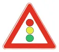 Adco Verkehrszeichen 131 Dreieck 900 mm Lichtzeichenanlage RAL-Gütezeichen Folie RA1