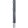 Alberts Zaunerhöhung Erhard | zur einfachen Erhöhung eines vorhandenen Doppelstabmattenzaunes | anthrazit | Höhe 600 mm | für Pfosten 60 x 40 mm - Grau