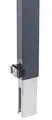Alberts 672676 Zaunerhöhung Erhard | zur einfachen Erhöhung eines vorhandenen Doppelstabmattenzaunes | anthrazit | Höhe 600 mm | für Pfosten 60 x 40 mm