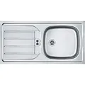 Franke Euroset ESN 614 Nova - 101.0301.757 Edelstahlspüle Ungebürstet - Silber