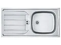FRANKE Edelstahlspüle, rechteckig, 86/44 cm, (1 St)