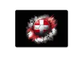speecheese Fußmatte Fußball Schweiz Flagge Fußmatte in 35x50 cm ohne Rand