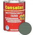 Consolan Wetterschutz-Farbe Royalgrün 2,5 L Holzfarbe Deckfarbe
