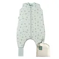 molis&co - Baby Schlafsack mit Füßen und Socke - Ideal für den Winter - Babyschlafsack mit Beinen 2,5 tog - 100% Baumwolle (Oeko-TEX 100), Premium Qualität - Botany Green (80 cm)