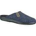 Rohde Soltau-H kuschelige Herren Filz Hausschuhe in blau, Filzfutter, anatomisch geformtes Filzfußbett - Blau - 45