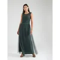 Vila Abendkleid VILynnea (1-tlg) Spitze grün XS (34)